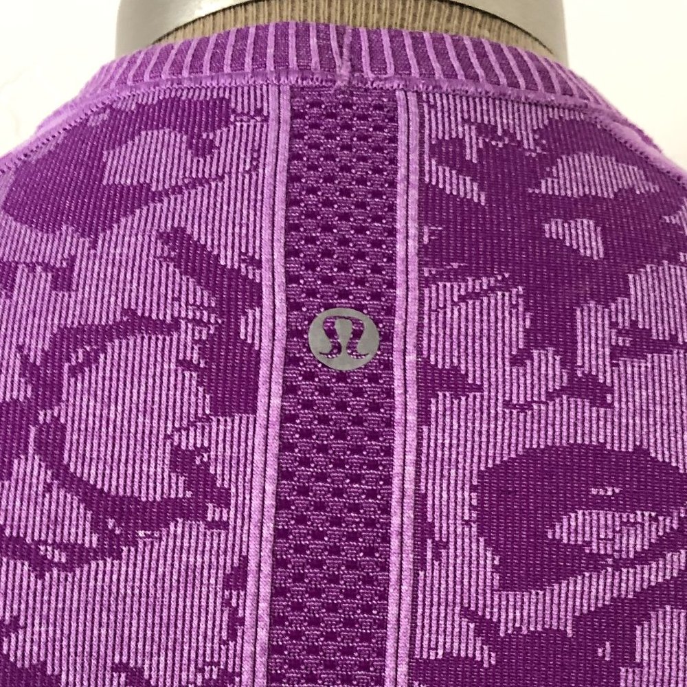 NWOT * LULULEMON PURPLE LONG SLEEVE SHIRT - Picture 3 of 5